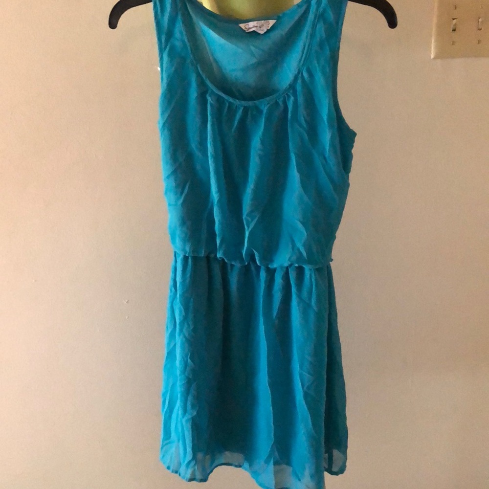 Blue dress